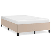 Letto matrimoniale | Letto per adulti | Giroletto senza Materasso Cappuccino 120x190 cm in Similpelle