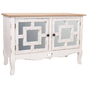 Mobile da ingresso in legno bianco 83x36x56,5h