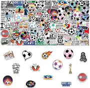 Sticker per Bambino 100 Stuks - Acqua-Resistente - Adesivo Autoblucante PVC - Decorazione per Fai da Te - Carino - Dimensioni 4-7 cm - Stickers