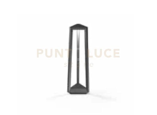 PALETTO LUCIFER PICCOLO DA ESTERNO LED 4000K 780LM 12W IP65 ANTRACITE H.56,6CM