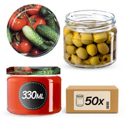 KADAX Sonka vasetti 330ml 50pz 82mm + coperchi "Verdure"