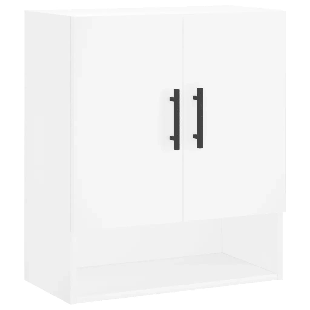 Armadietto a Muro | Mobile a Parete Bianco 60x31x70 cm in Legno Multistrato