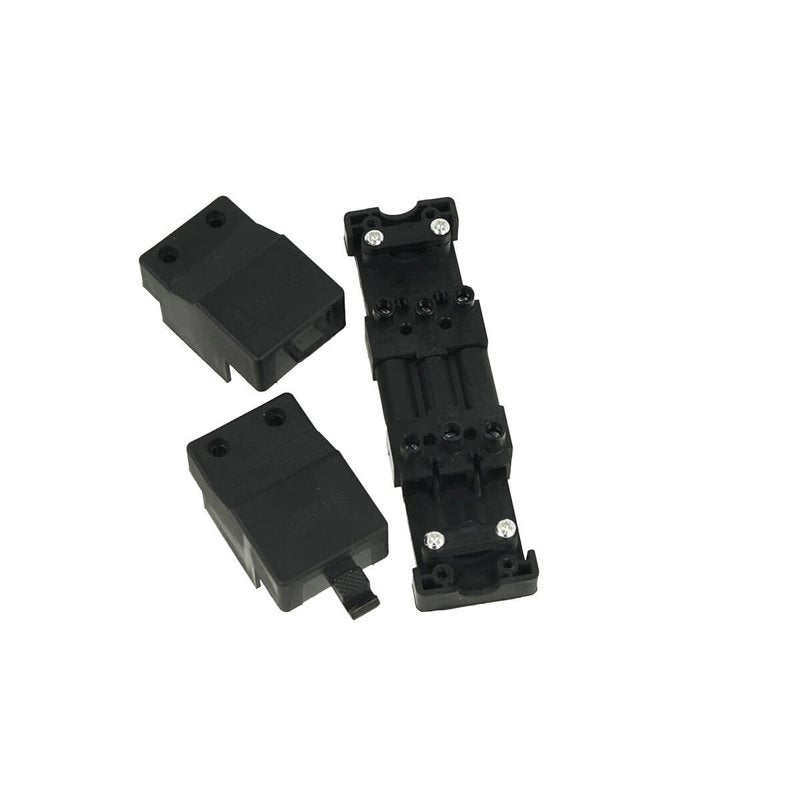 Connettore Innesto Con Pressacavo Montaggio Su Cavo 3 Pin Collegabile Maschio e Femmina Pluggable IP30