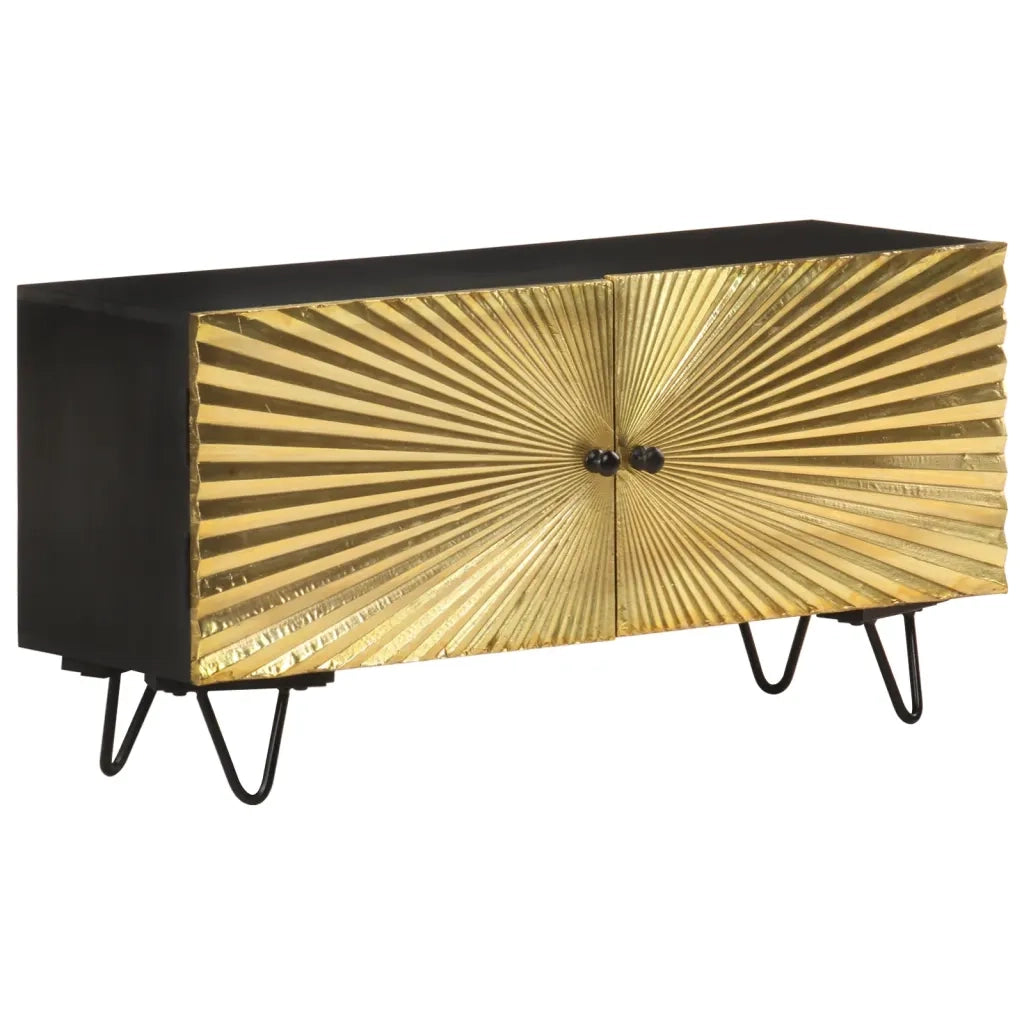 Mobile Porta TV 90x30x45 cm in Legno Massello di Mango 322681