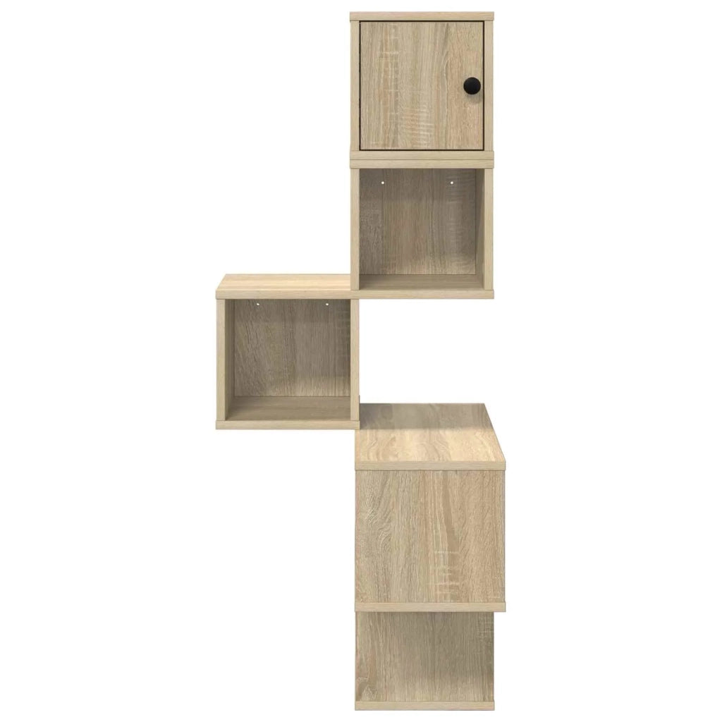 Mensola Angolare da Parete Rovere Sonoma 48 x 48 x 120 cm 8012230