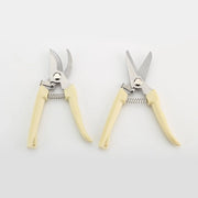 Set di forbici da giardinaggio professionale a doppia lama (incluso 1 forbice bypass e 1 forbice a lama diritta) per la potatura di fiori, la modellazione di piante, bonsai, idroponica e erbe.