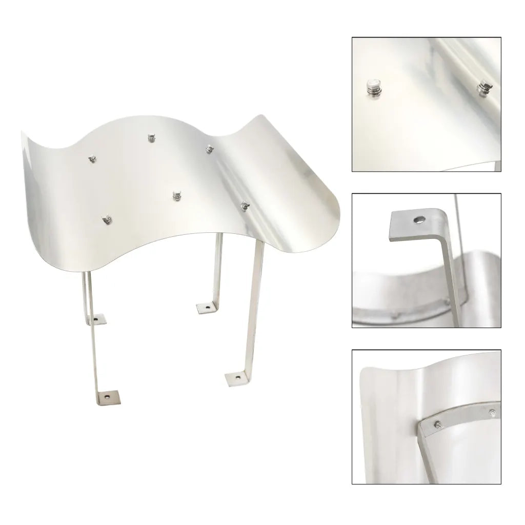 Comignolo per Canna Fumaria in Acciaio Inossidabile Argentocod mxl 83080