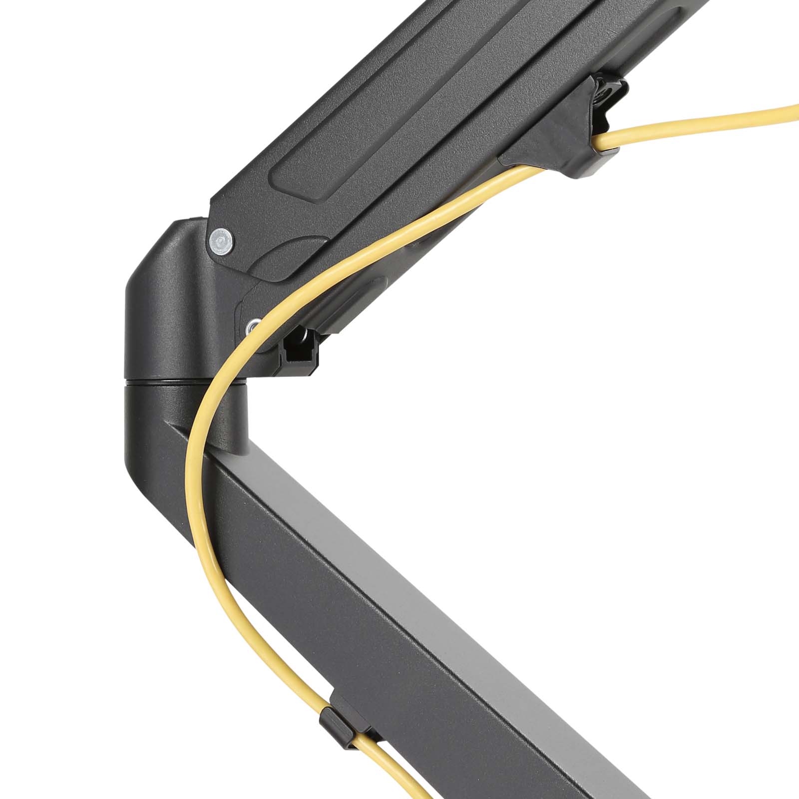 Braccio monitor da scrivania Supporto per 2 schermi da 17-27" conforme a VESA, con molla a gas