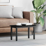 Tavolino da salotto Rovere Nero 60 x 30 x 36 cm