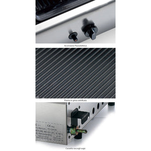 Piastra di Cottura in Ghisa a Gas GPL Ompagrill Plancha Single 4043