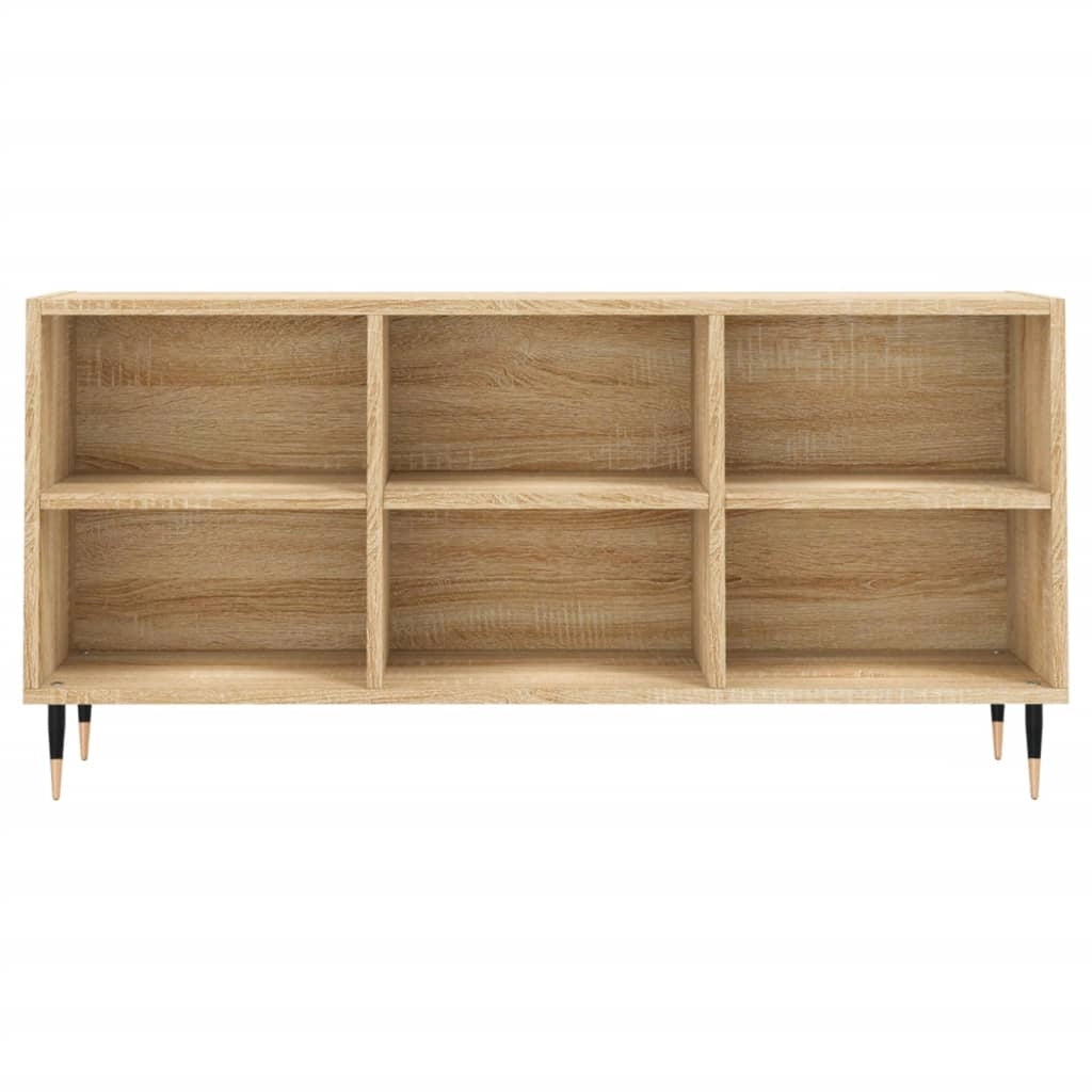 Mobile TV multimediale mensola TV credenza TV sala da pranzo soggiorno camera da letto rovere Sonoma 103,5 x 30 x 50 cm legno ingegnerizzato marrone 02_0027456