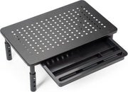 Standarizzazione monitor con caricatore regolabile in altezza - Elevatore monitor con cassetta - Standarizzazione monitor - Standarizzazione monitor - Elevatore schermo per laptop per scrivania - Elevatore schermo