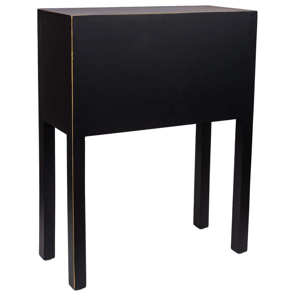 Mobile da ingresso in legno con 3 cassetti e 2 porte 63x26x82