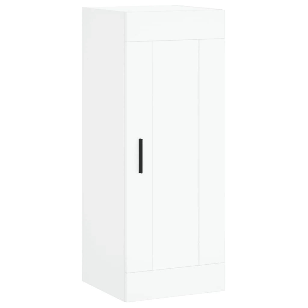 Buffet credenza cassettiera mobiletto mobile contenitore organizer cucina soggiorno salotto alto 34,5 x 34 x 180 cm legno ingegnerizzato bianco 02_0032389