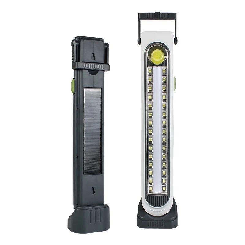 TORCIA PORTATILE LAMPADA DI EMERGENZA RICARICABILE USB SOLARE 30 LED SOLARE