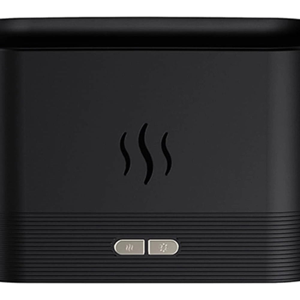 Trade Shop - Diffusore Umidificatore A Nebbia Luce Effetto Fiamma Super Silenzioso Per Camera Ufficio -