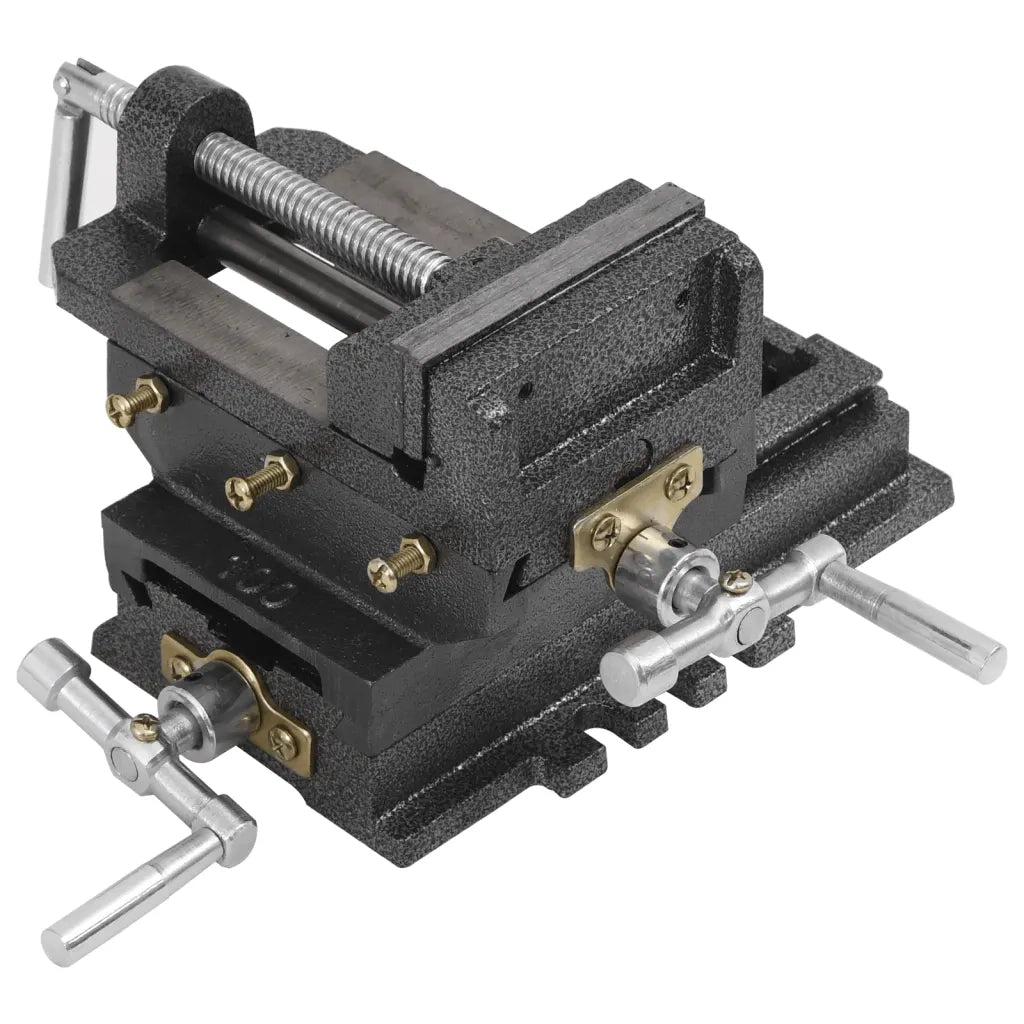 Morsa Manuale con Slitta Trasversale per Trapano a Colonna 78mm CFW3812221
