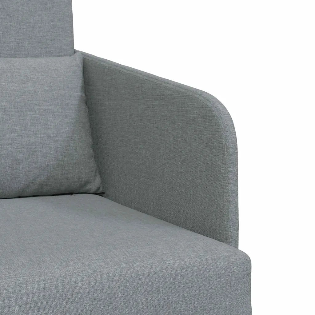 Divano letto | Sof¨¤ letto | Letto singolo Grigio chiaro 65 x 80 x 83 cm Tessuto