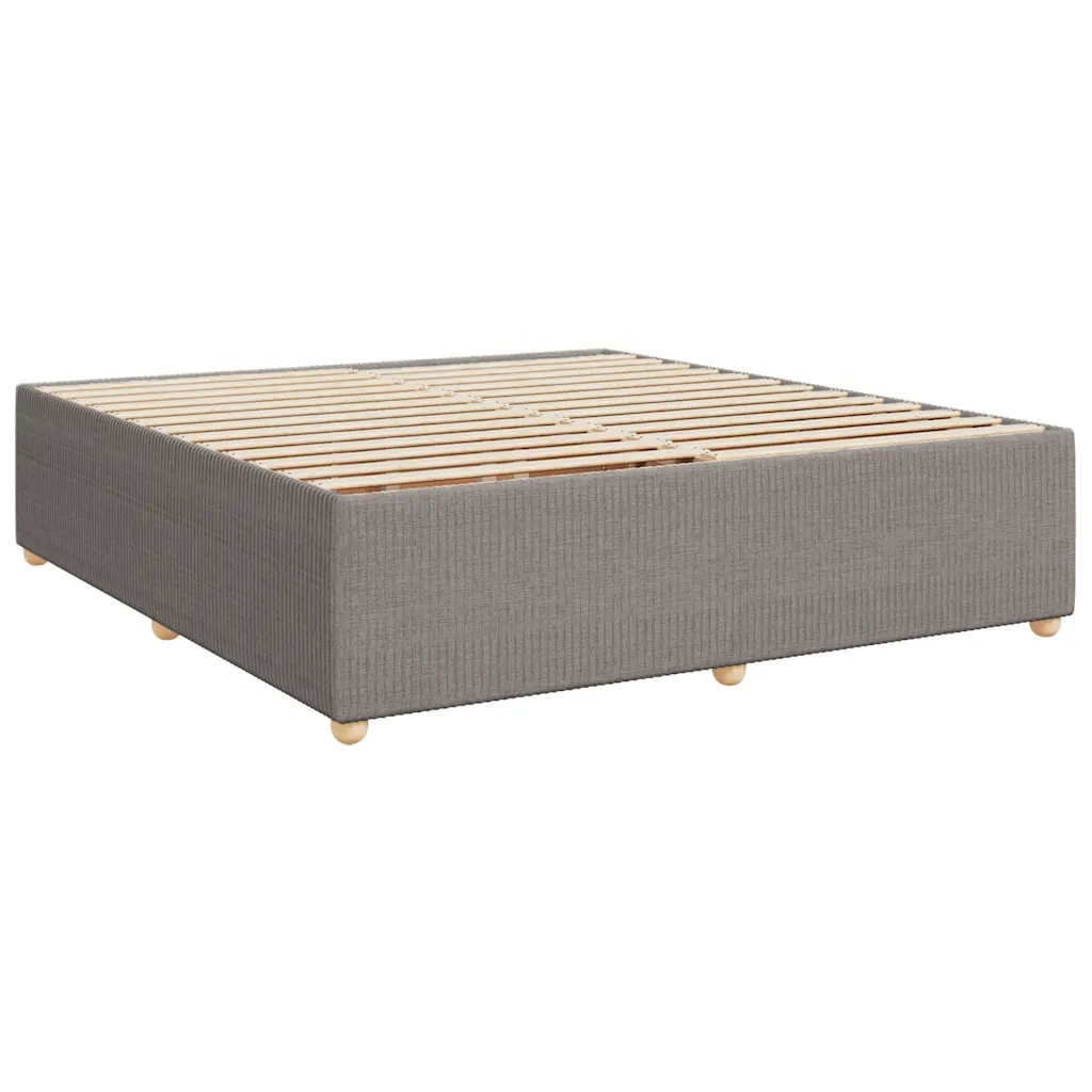 Giroletto a Molle con Materasso Tortora 180x200 cm in Tessuto 3287553