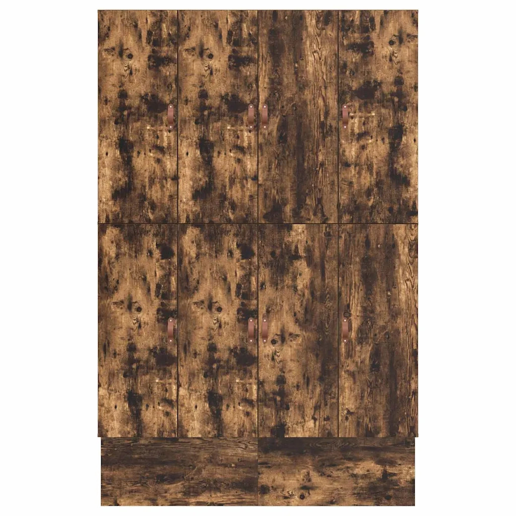 Struttura letto con contenitore con cassetto Rovere fumé 150 cm 3335649