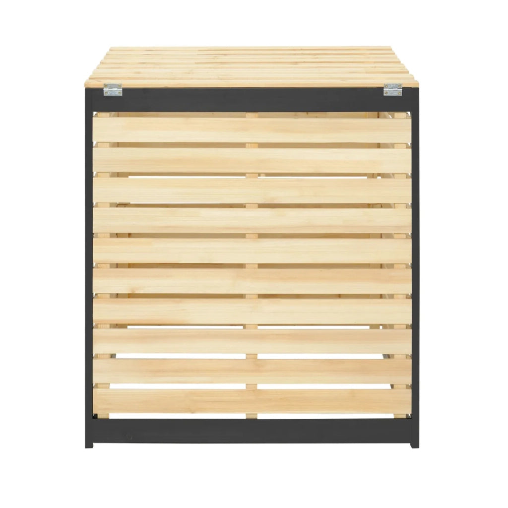 IDMarket - Bidone per compost in legno da 500 litri