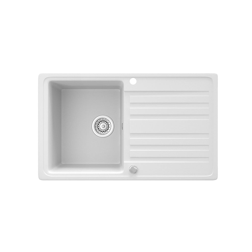 Bergström Lavello Bianco 76.5 x 46 cm con asciugatura