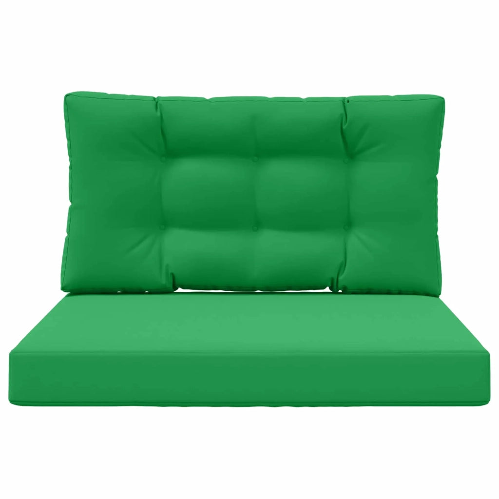 Cuscino per divano da esterno 2 pcs Verde Poliestere