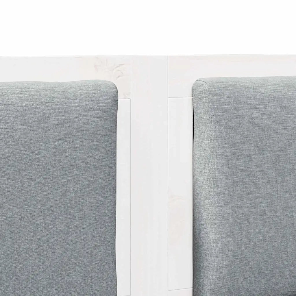 Testiera Altro Bianco 200 cm Legno di pino massello