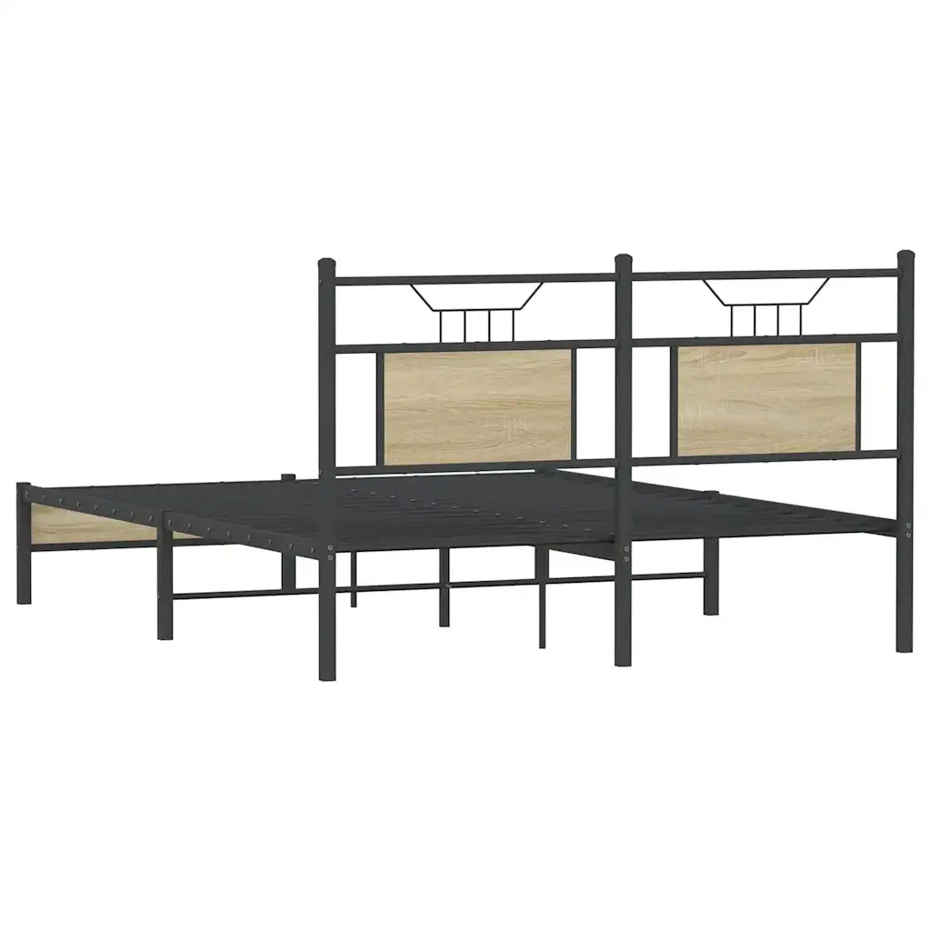 Giroletto senza Materasso Rovere Sonoma 137x190cm in Truciolato 4106943