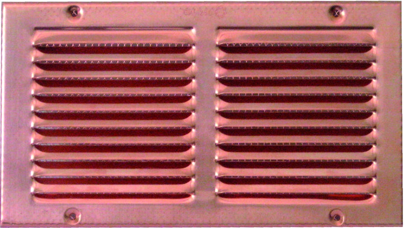 GRIGLIA DI AERAZIONE IN RAME  mm. 250x140