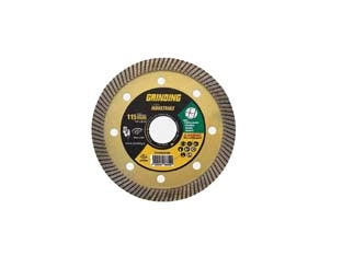 DISCO DIAMANTATO ULTRASOTTILE PER GRES Ø MM.115- - ø mm.115x1,2 foro 22,23 corona continua - 1 pezzi GRINDING