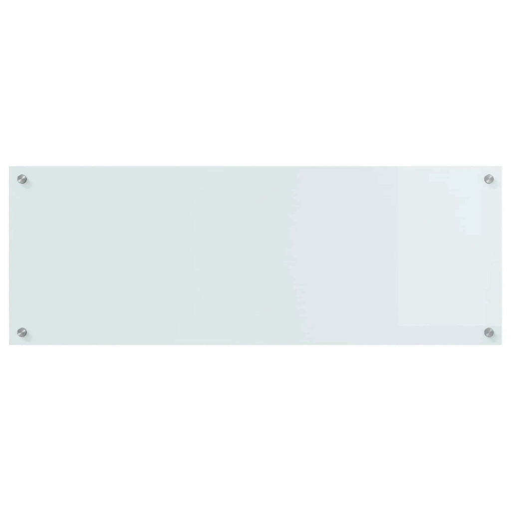 Schienale da cucina Bianco 110 x 40 cm vetro temperato CFW6760788