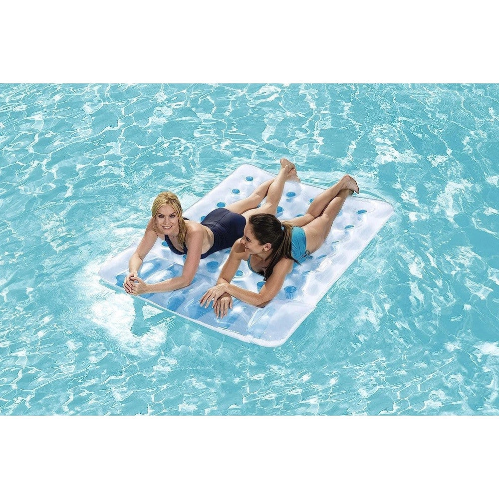 Trade Shop - Materassino Gonfiabile 36 Buchi 193 X 142 Cm Doppio Comfort Portata 180 Kg 43055 -