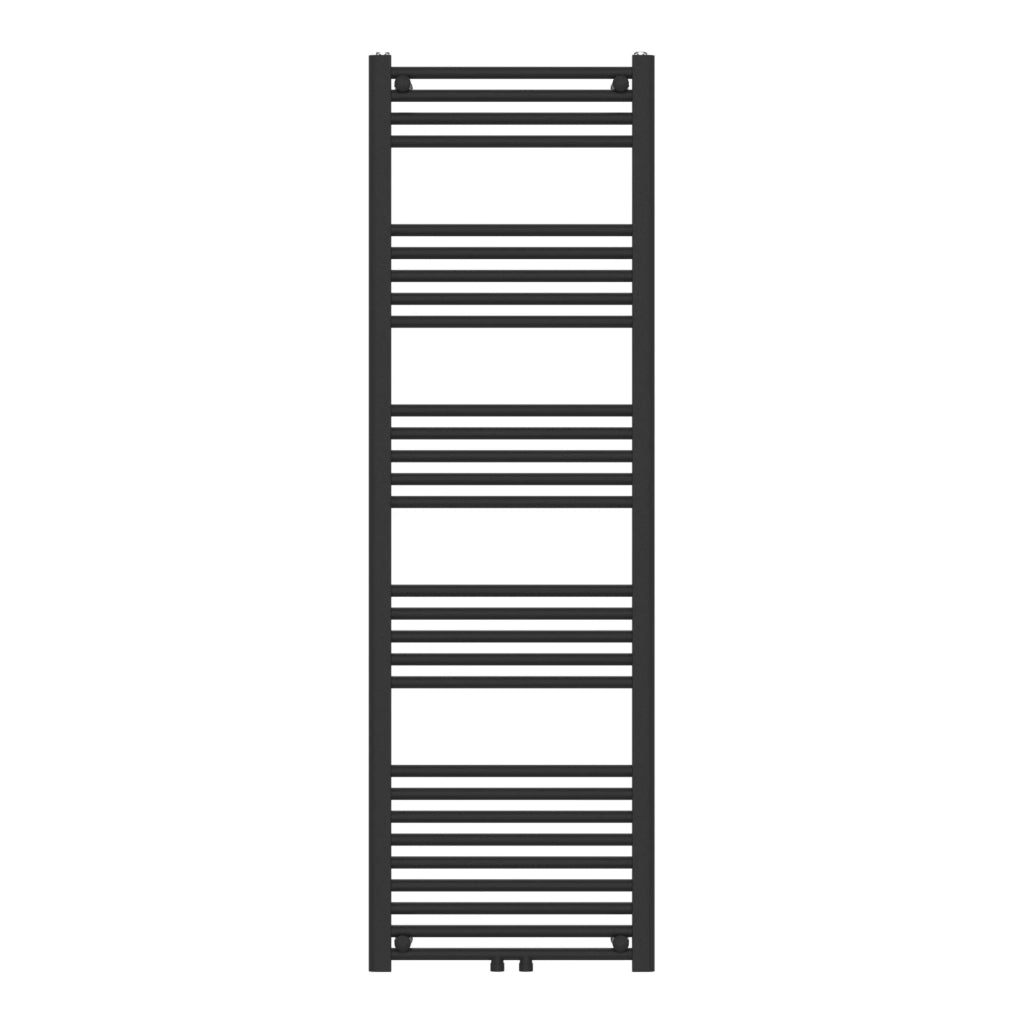 Radiatore scaldasalviette da bagno acciaio 160 x 50 cm nero 03_0010428