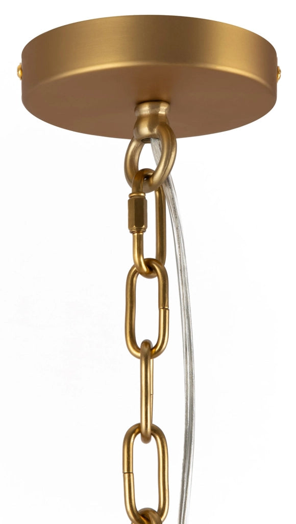 Lampada pendente House in Metallo Bowi Oro