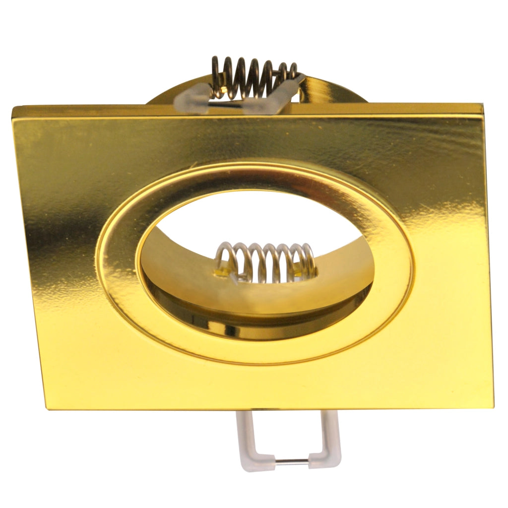 Faretto incasso quadrato oro GU10 FEBE 323347 Polux