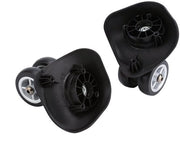 Ruote per bagagli in PVC - 2 pezzi - Ruote di supporto - Ruote per carrello - Ruote giranti - Adatte per borse e bagagli
