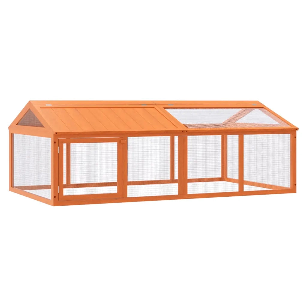 Box per Animali Marrone 200x112,5x74 cm Legno Massello di Pino CFW5053087