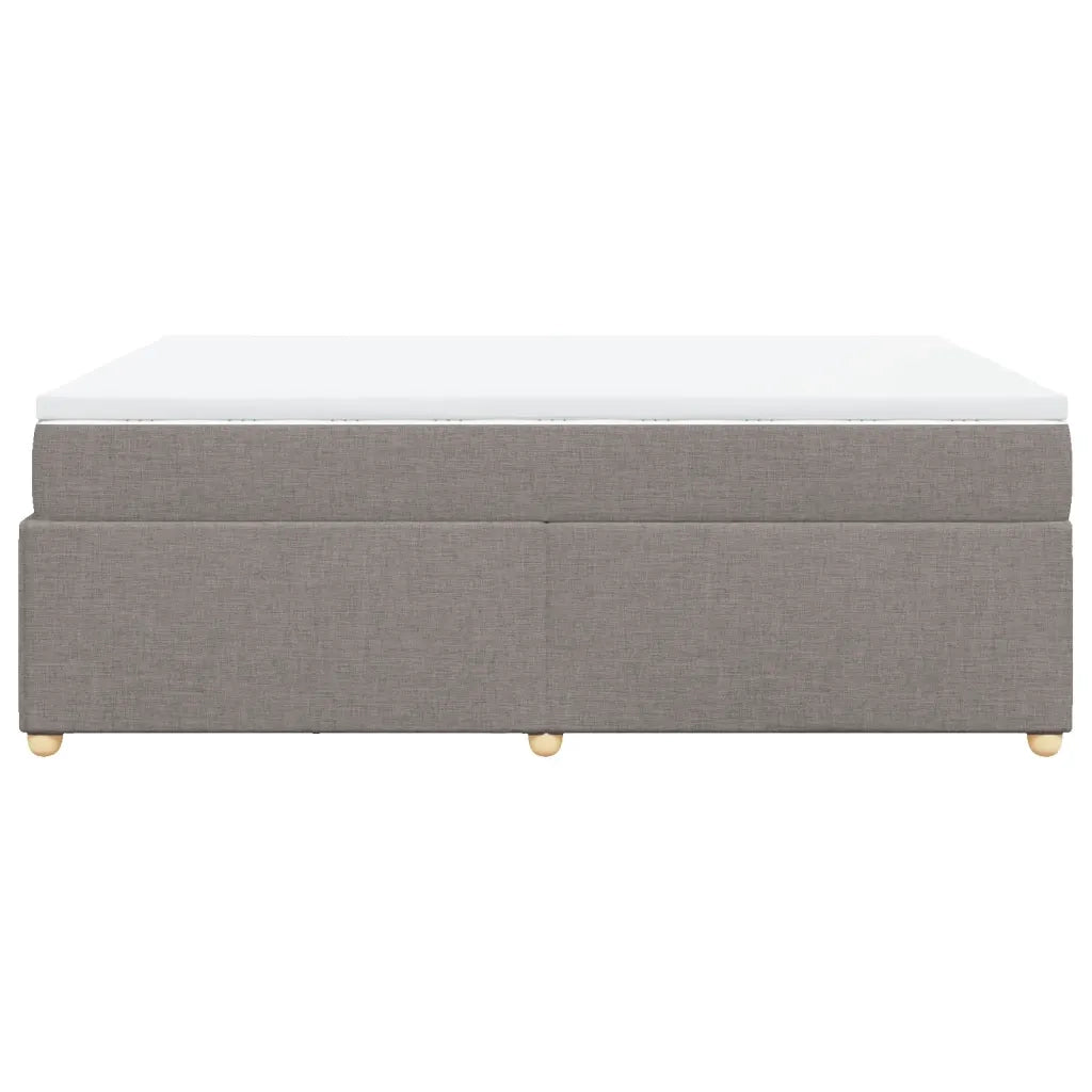Giroletto a Molle con Materasso Tortora 160x200 cm in Tessuto 3285391