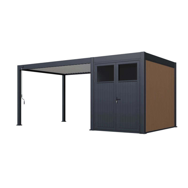 Pool house da 18m² - 6x3M - Antracite
