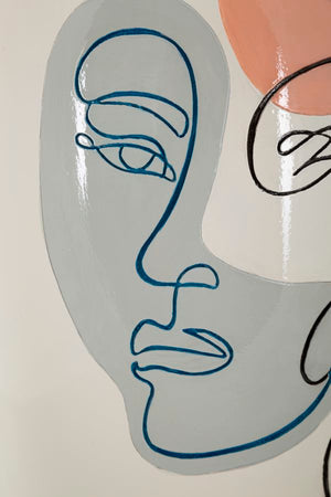 Vaso 20,5x38x20,5 cm in Poliresina Multicolor