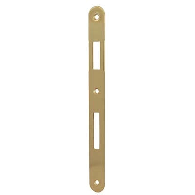 CONTROPIASTRA X SERRATURA PATENT 040T BONAITI - F.MM 22 B.TONDO OTTONATO- 5 pezzi
