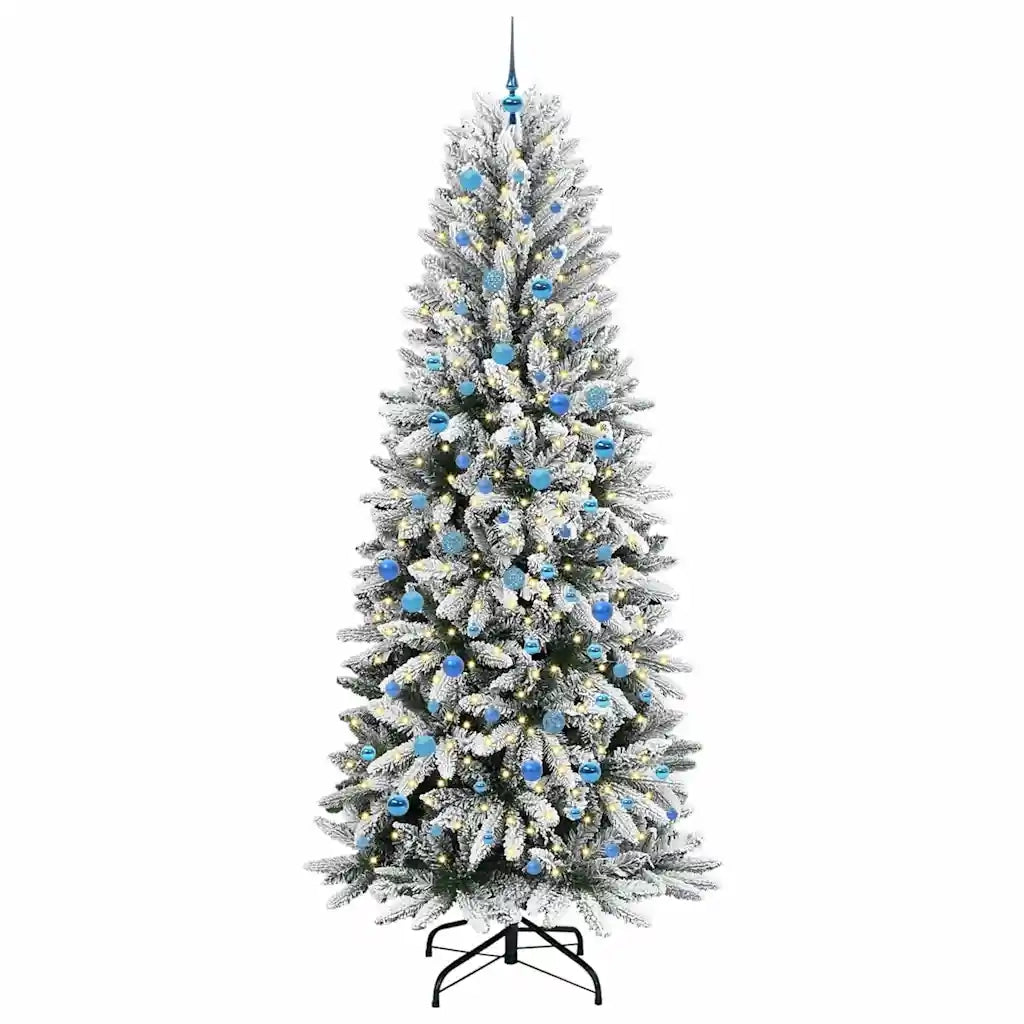 Albero di Natale | Decorazioni natalizie artificiale con 300 LED Bianco 240 cm
