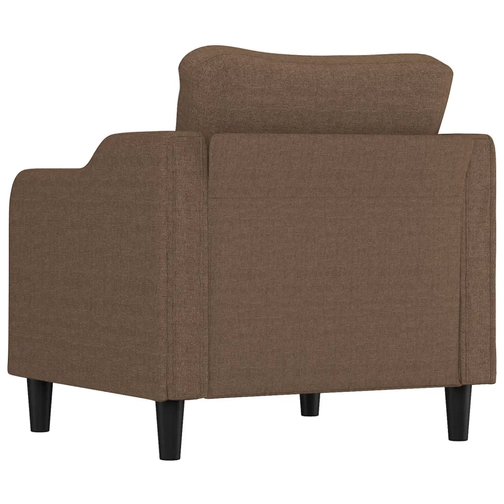 Poltrona-Divano Sedia-Poltroncina Marrone 60 cm in Tessuto 103025