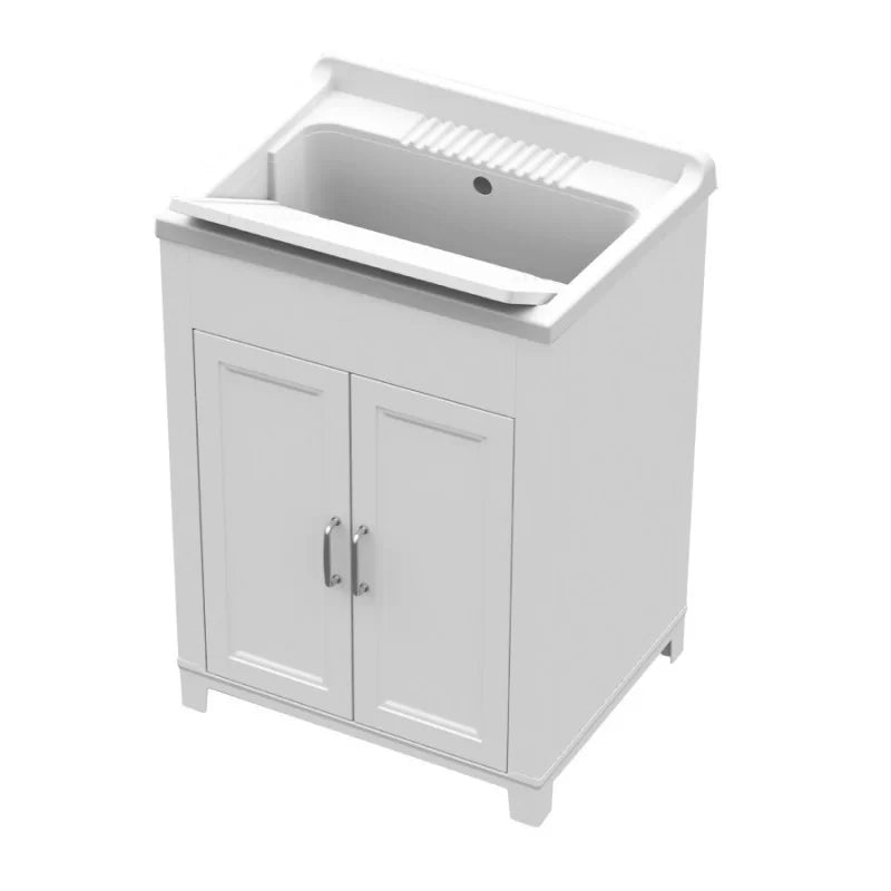 Lavatoio in resina 60 x 50 bianco cod 80129