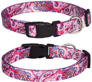 Collare per cane morbido regolabile - collare per cane fiori - collare per cane sostenibile - collare per cane medio/grande - adatto per cani con collo misura 38-61 cm