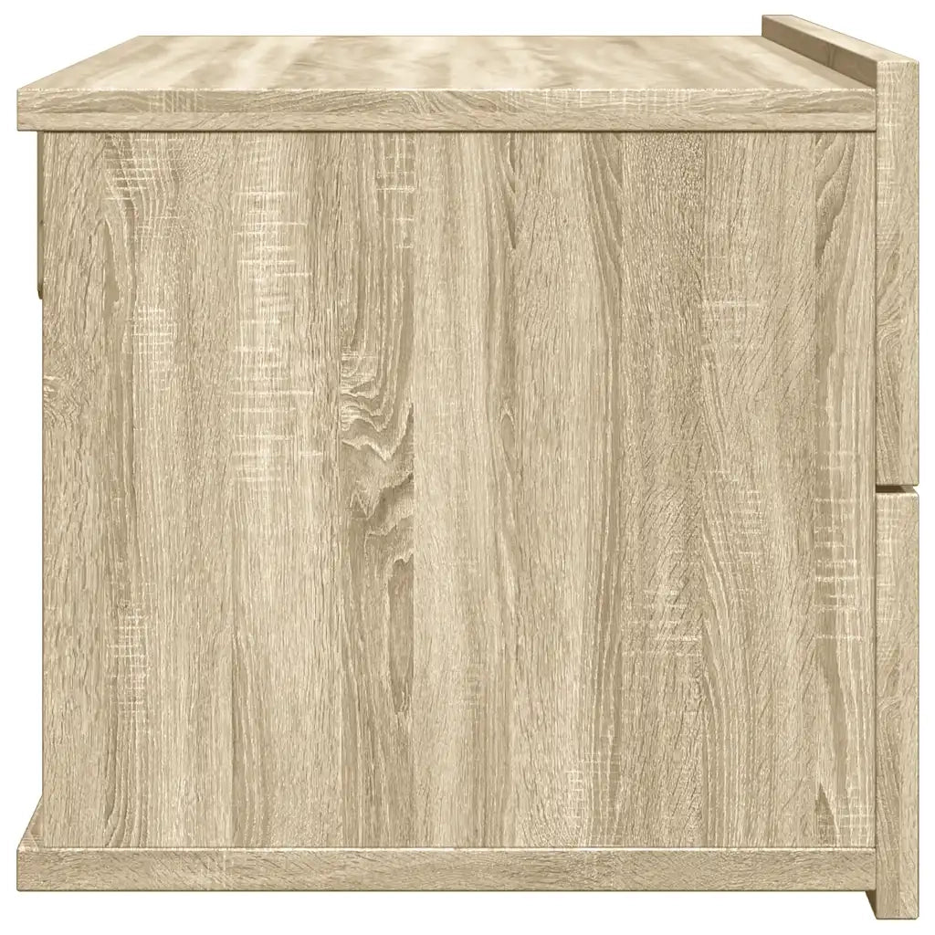 Comodino Rovere Sonoma 40x30x30 cm in Legno Multistrato 801059