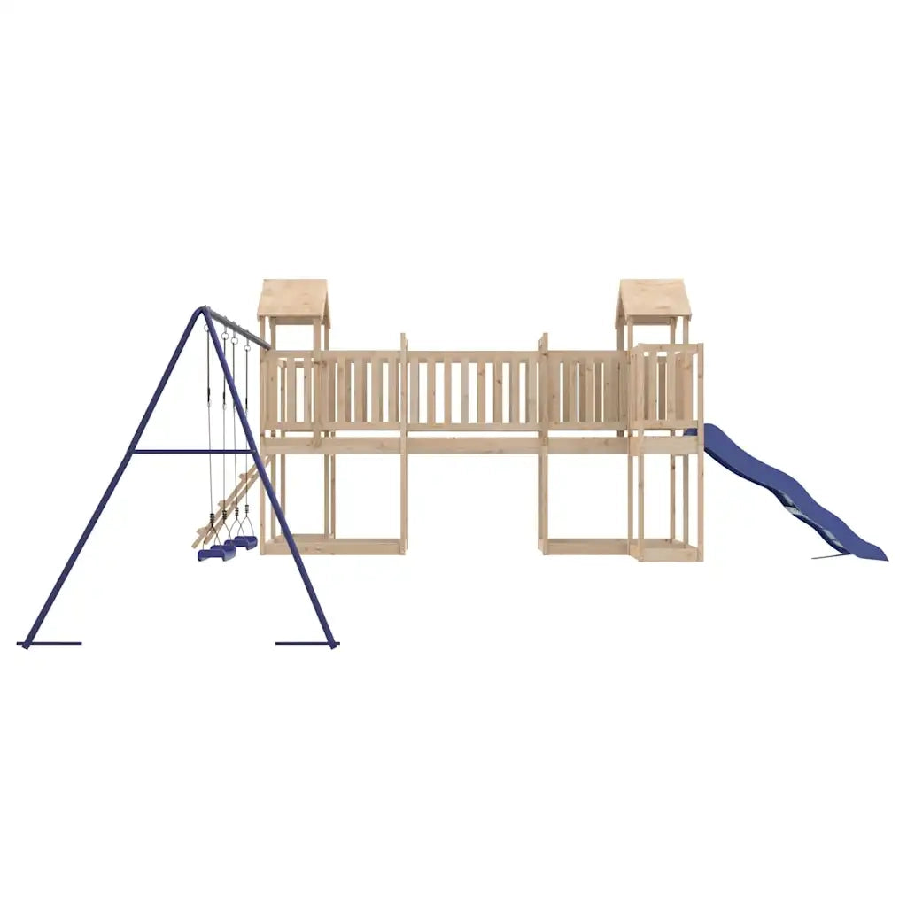 Set da Gioco da Esterno in Legno Massello di Pino 3155846