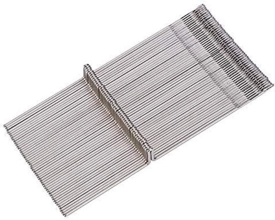 Set di Aghi in Acciaio per Sartoria - 50 pezzi - Aghi in Acciaio - Attrezzo per Sartoria Sostenibile - Adatto per KH260/KH270 - Lunghezza 12,7 cm - Aghi per Sartoria in Acciaio