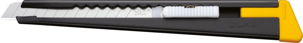 6pz olfa cutter 9 mm con cursore art. 180 b cod:ferx.63962